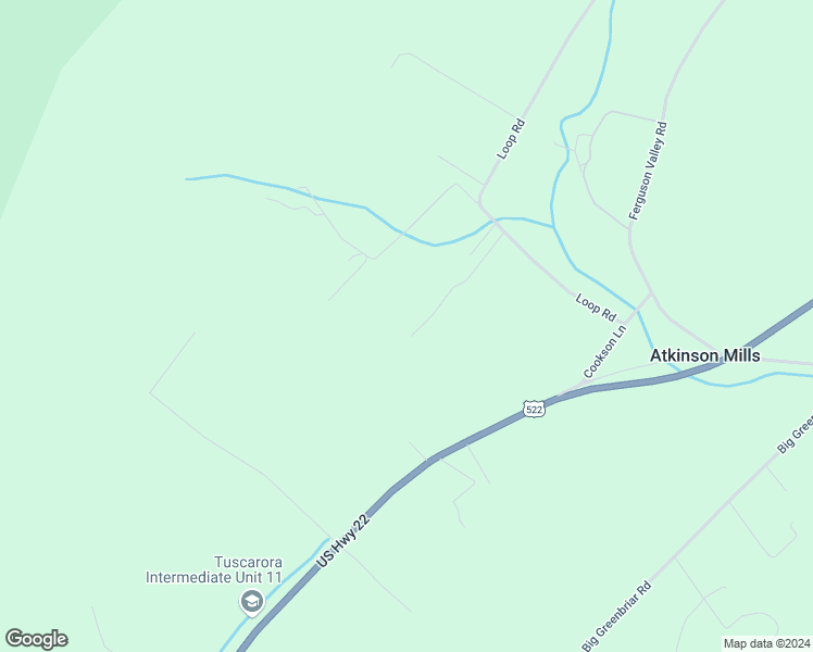 map of restaurants, bars, coffee shops, grocery stores, and more near 146 Windy Hill Lane in McVeytown