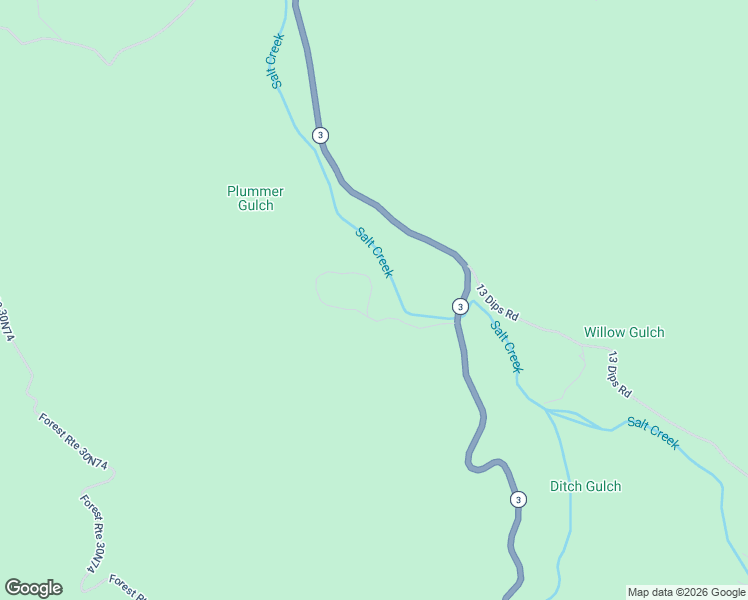 map of restaurants, bars, coffee shops, grocery stores, and more near Highway 3 in Hayfork