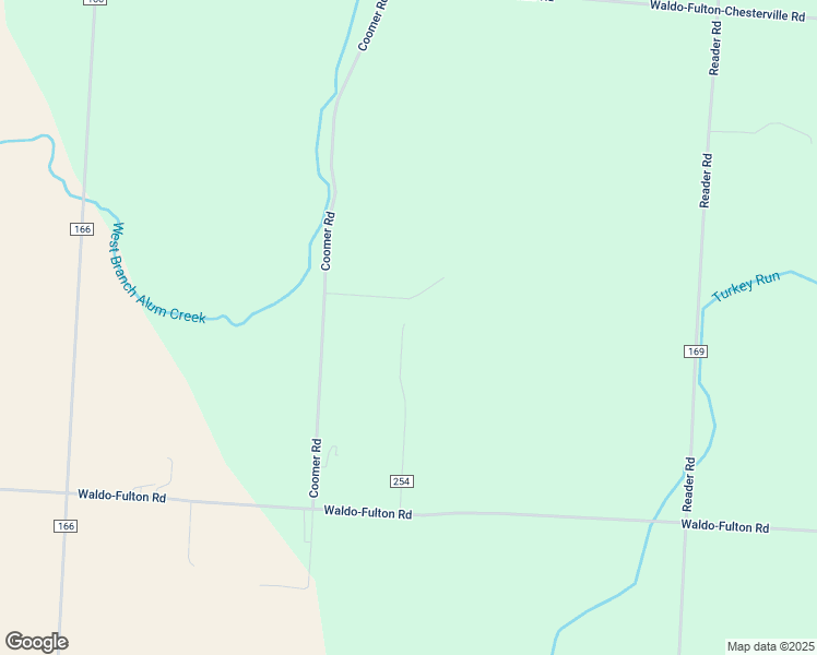 map of restaurants, bars, coffee shops, grocery stores, and more near 2759 Township Road 254 in Cardington