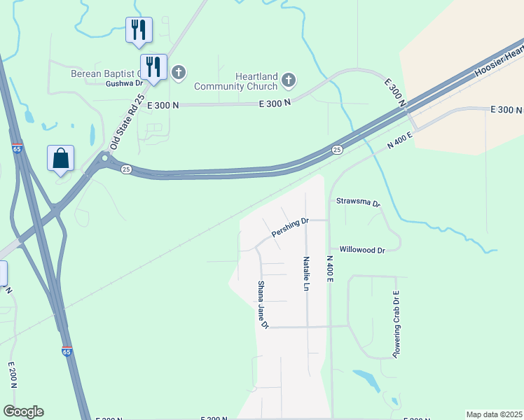map of restaurants, bars, coffee shops, grocery stores, and more near 20 Adina Court in Lafayette