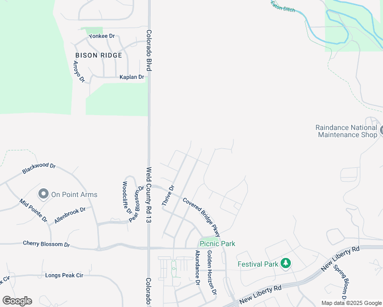 map of restaurants, bars, coffee shops, grocery stores, and more near 1814 Rise Drive in Windsor
