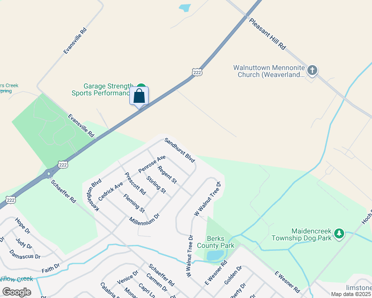 map of restaurants, bars, coffee shops, grocery stores, and more near 140 Sandhurst Boulevard in Blandon