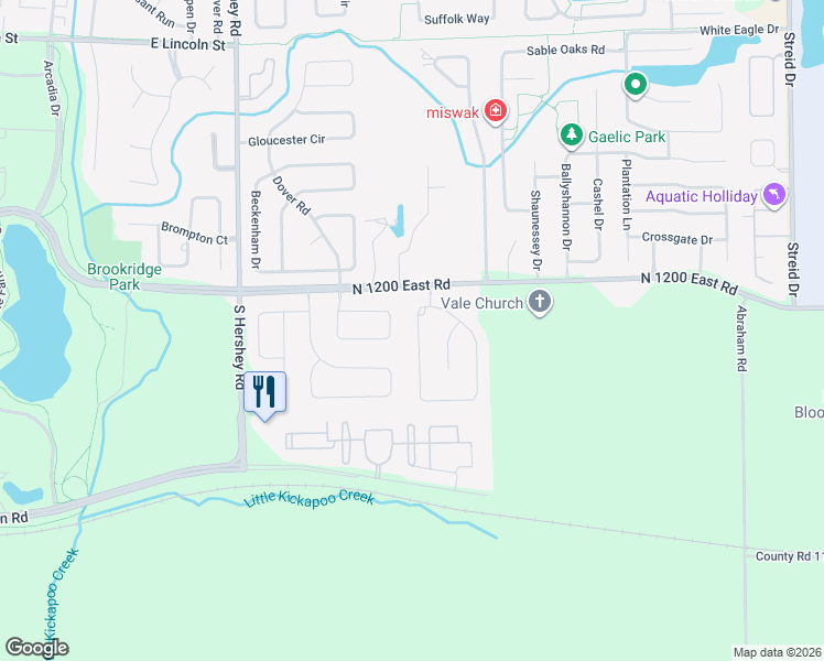 map of restaurants, bars, coffee shops, grocery stores, and more near 59 Crista Ann Court in Bloomington