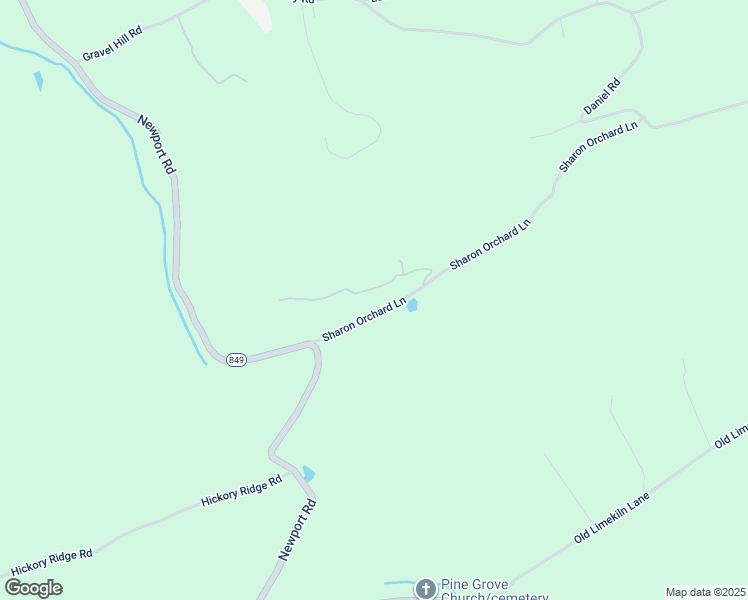 map of restaurants, bars, coffee shops, grocery stores, and more near 2540 Sharon Orchard Lane in Newport