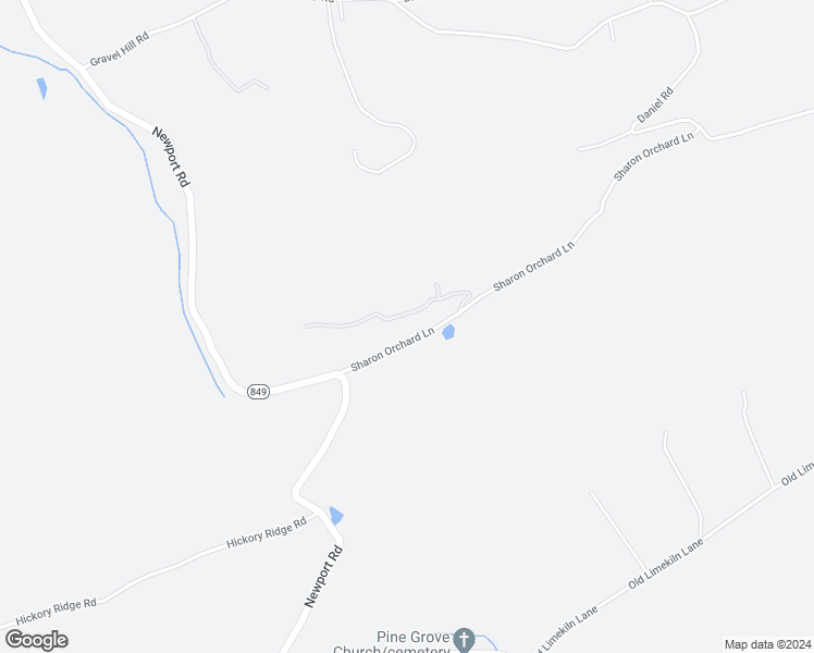 map of restaurants, bars, coffee shops, grocery stores, and more near 2540 Sharon Orchard Lane in Newport