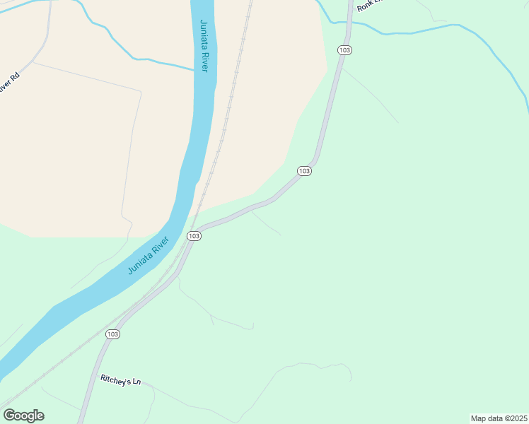 map of restaurants, bars, coffee shops, grocery stores, and more near 5 Tyler Lane in McVeytown