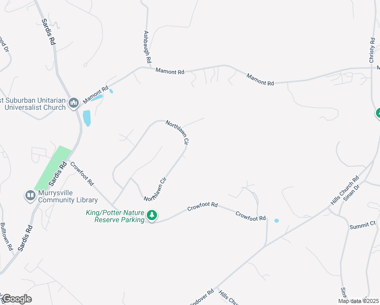 map of restaurants, bars, coffee shops, grocery stores, and more near 5044 Northlawn Circle in Murrysville