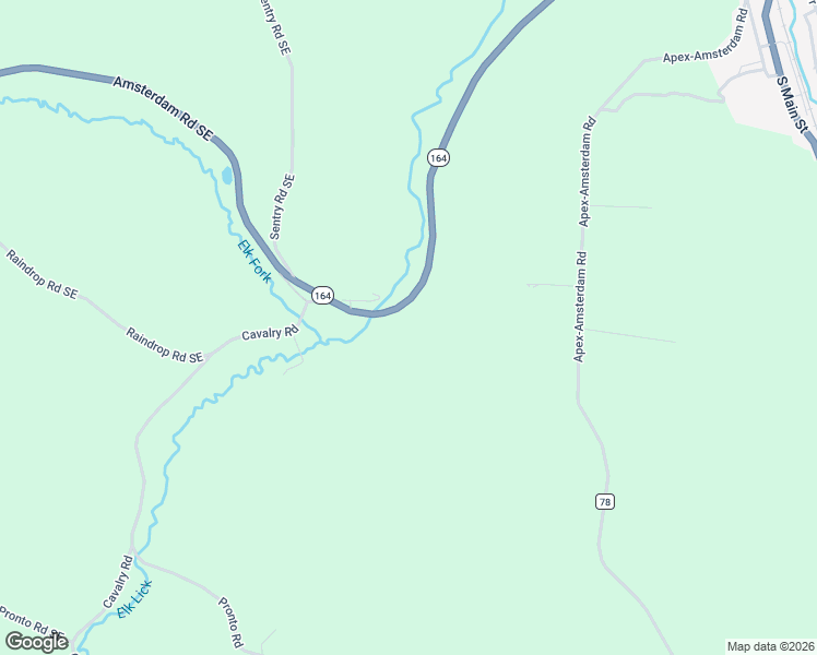 map of restaurants, bars, coffee shops, grocery stores, and more near 12014 Ohio 164 in Amsterdam