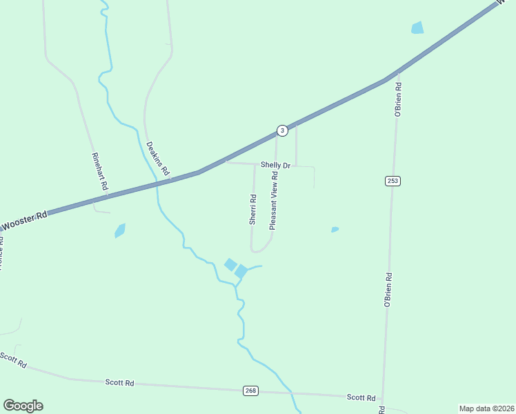 map of restaurants, bars, coffee shops, grocery stores, and more near 15700 Sherri Road in Mount Vernon