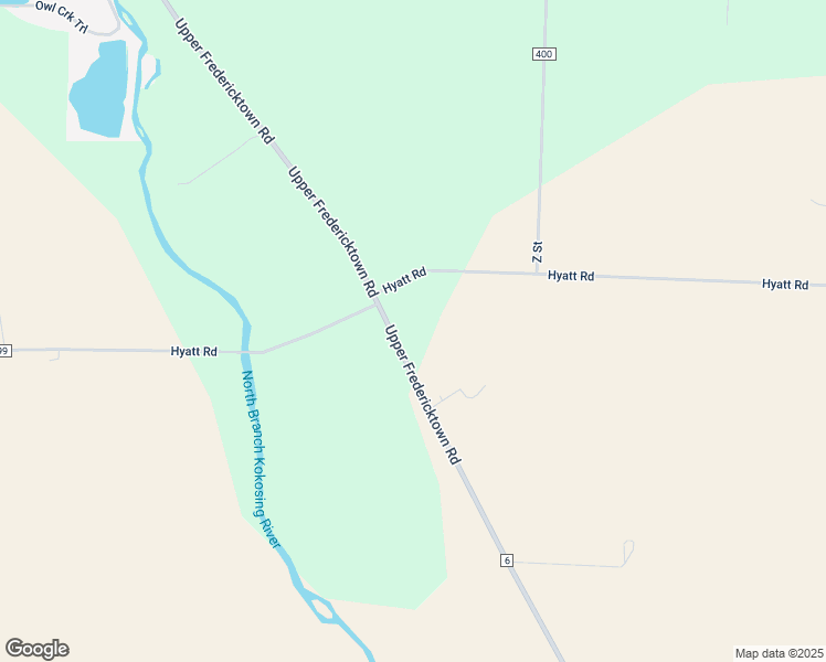 map of restaurants, bars, coffee shops, grocery stores, and more near 15228 Upper Fredericktown Road in Fredericktown