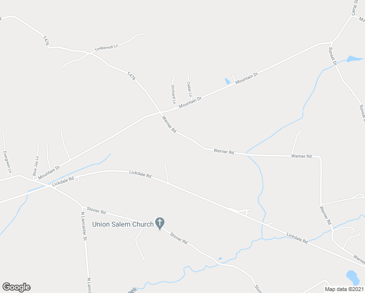 map of restaurants, bars, coffee shops, grocery stores, and more near 265 Werner Road in Fredericksburg