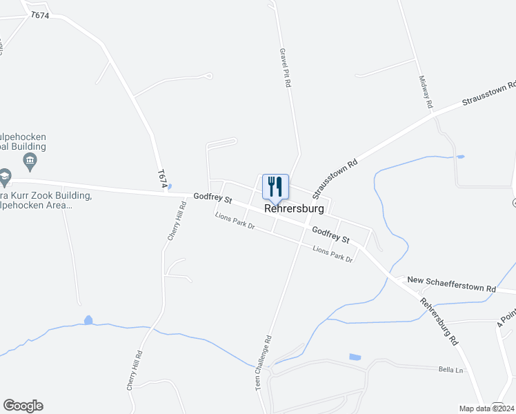 map of restaurants, bars, coffee shops, grocery stores, and more near 231 Godfrey Street in Bethel