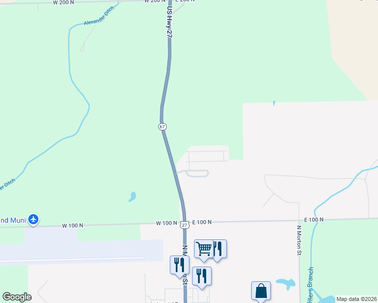 map of restaurants, bars, coffee shops, grocery stores, and more near Red Oak in Portland