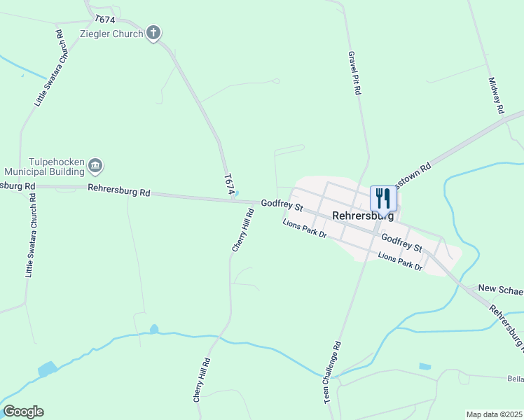 map of restaurants, bars, coffee shops, grocery stores, and more near 14 Godfrey Street in Bethel
