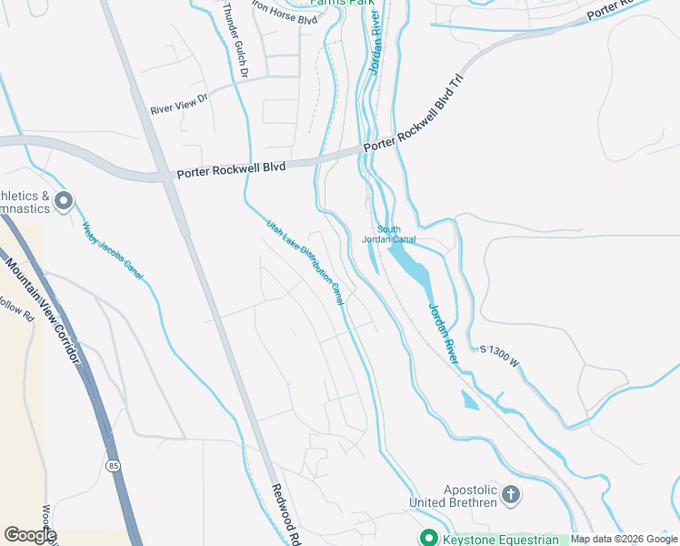 map of restaurants, bars, coffee shops, grocery stores, and more near 17011 South 985 West in Bluffdale