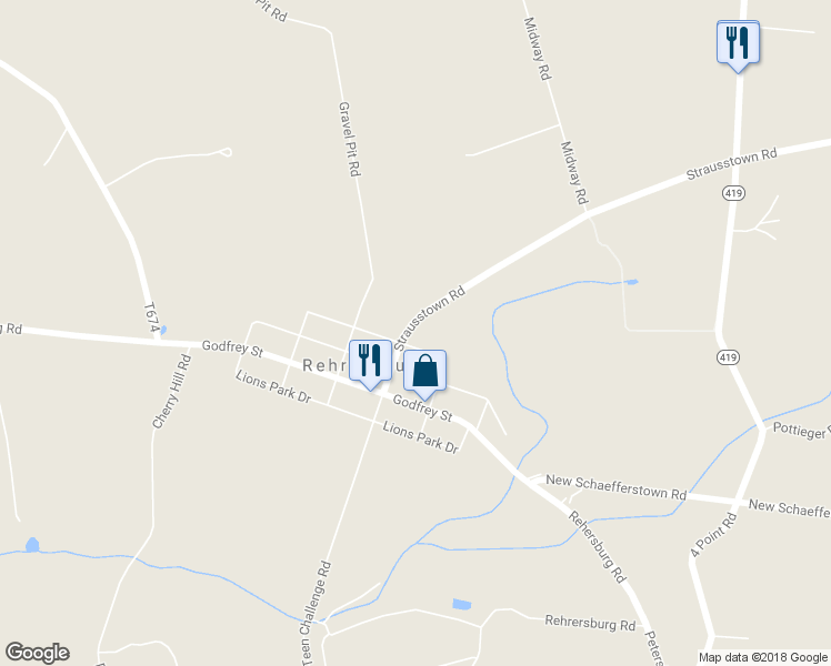 map of restaurants, bars, coffee shops, grocery stores, and more near 116 Maria Street in Bethel