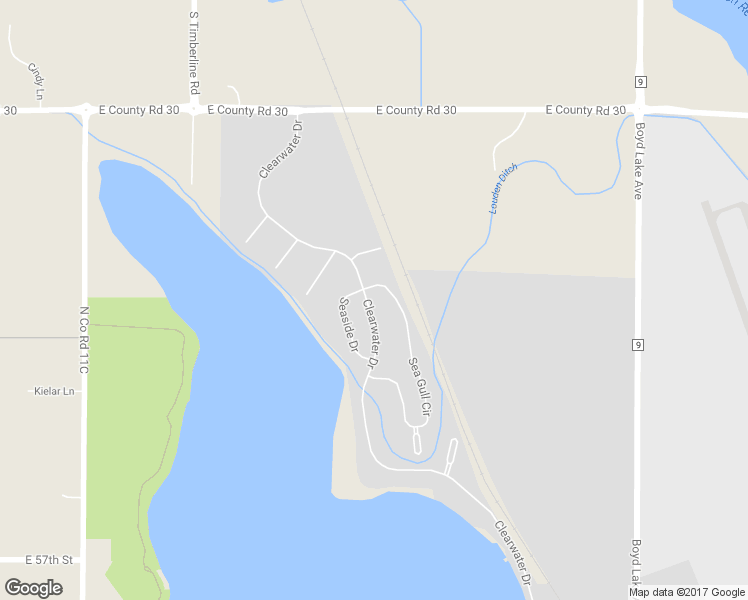 map of restaurants, bars, coffee shops, grocery stores, and more near 6560 Clearwater Drive in Loveland