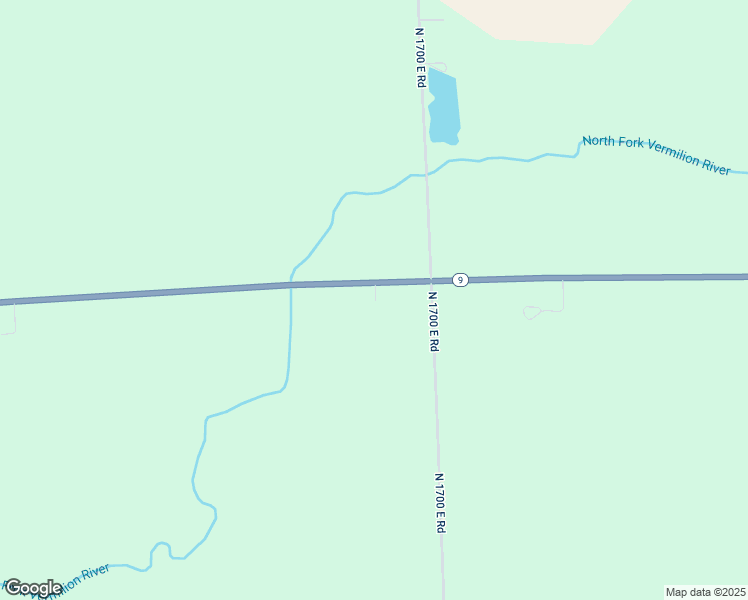 map of restaurants, bars, coffee shops, grocery stores, and more near 16936-16998 Road 4100 North in Hoopeston