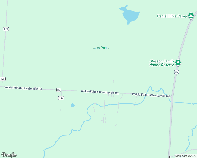 map of restaurants, bars, coffee shops, grocery stores, and more near 6335-6337 County Road 25 in Cardington