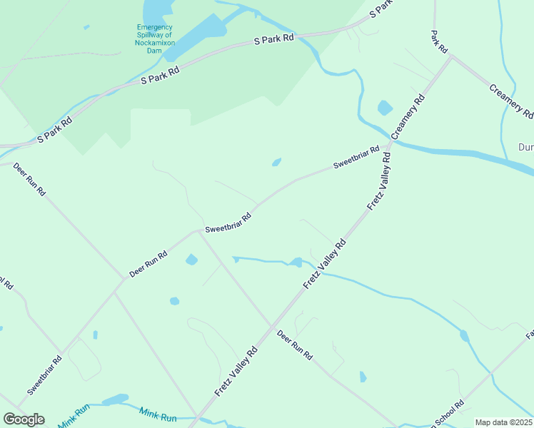 map of restaurants, bars, coffee shops, grocery stores, and more near 1945 Sweetbriar Road in Ottsville