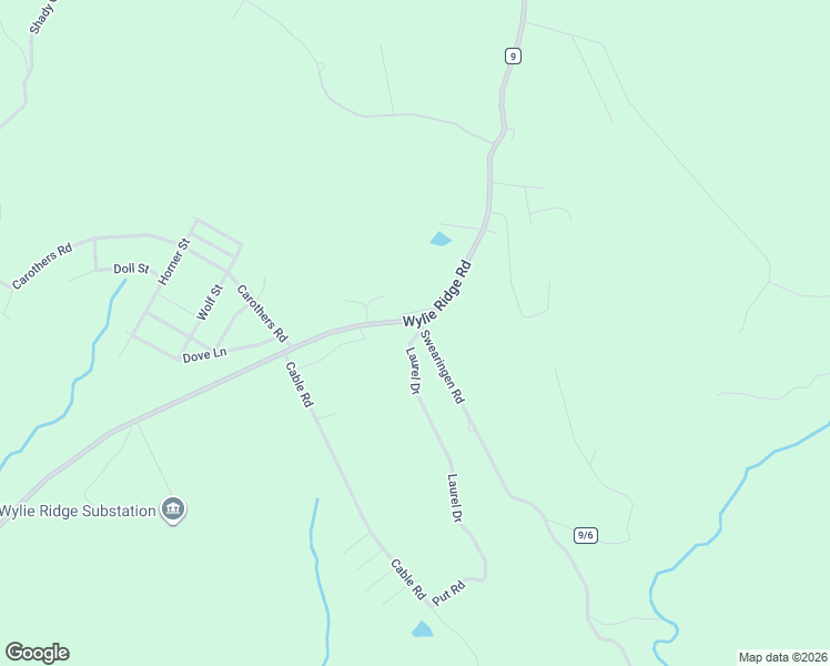 map of restaurants, bars, coffee shops, grocery stores, and more near Laurel Heights in Weirton