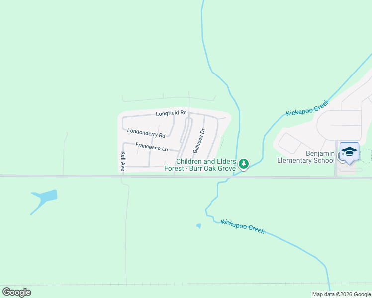 map of restaurants, bars, coffee shops, grocery stores, and more near 1411 Guiness Drive in Bloomington