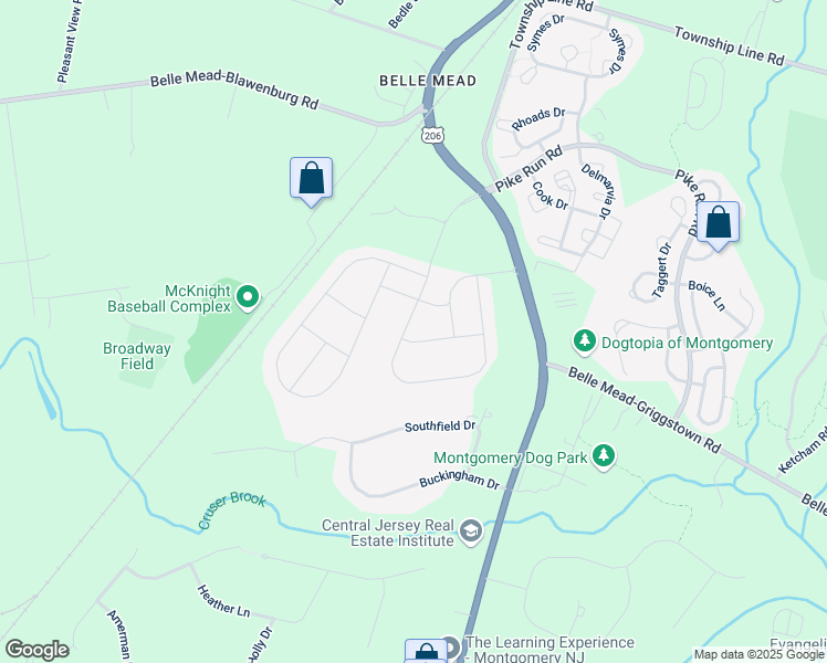 map of restaurants, bars, coffee shops, grocery stores, and more near 75 Scarborough Road in Montgomery