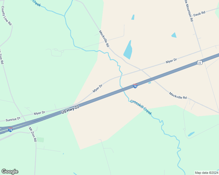 map of restaurants, bars, coffee shops, grocery stores, and more near 350 Myer Drive in Fredericksburg