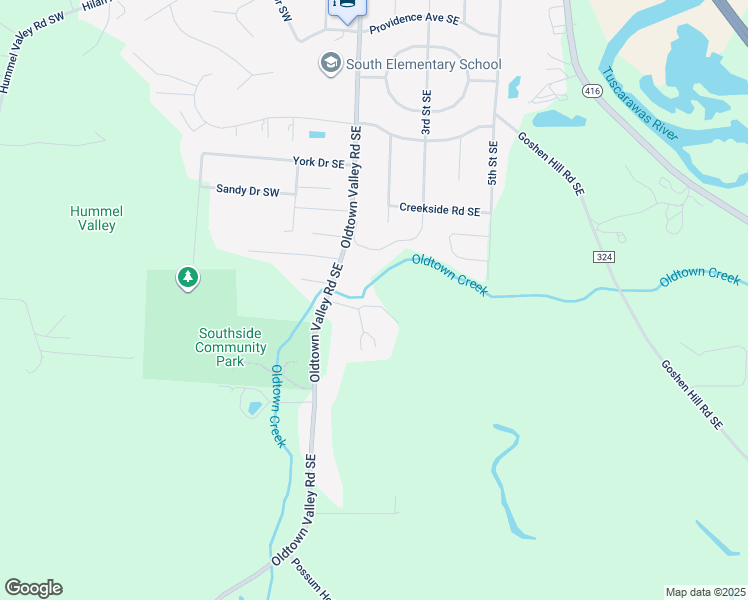 map of restaurants, bars, coffee shops, grocery stores, and more near in NEW PHILA