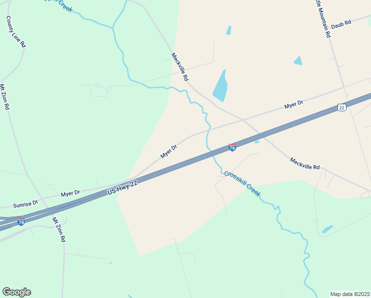map of restaurants, bars, coffee shops, grocery stores, and more near 350 Myer Drive in Fredericksburg