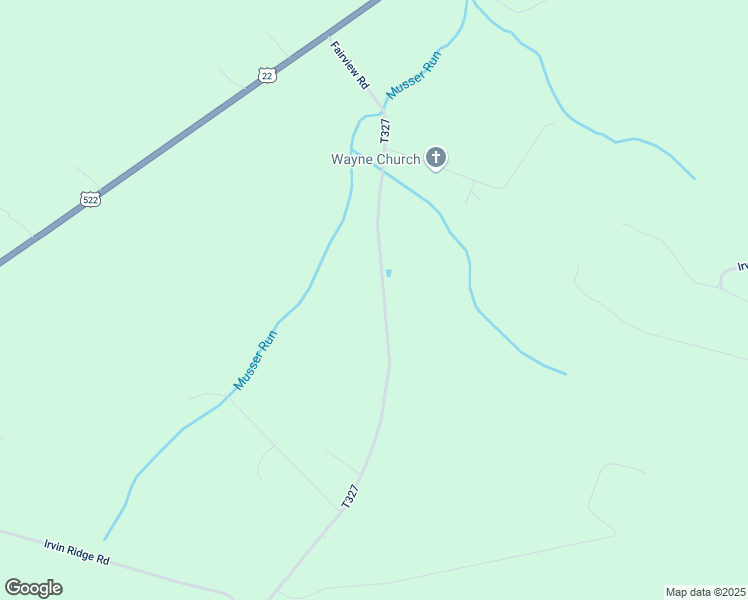 map of restaurants, bars, coffee shops, grocery stores, and more near 685 Fairview Road in McVeytown