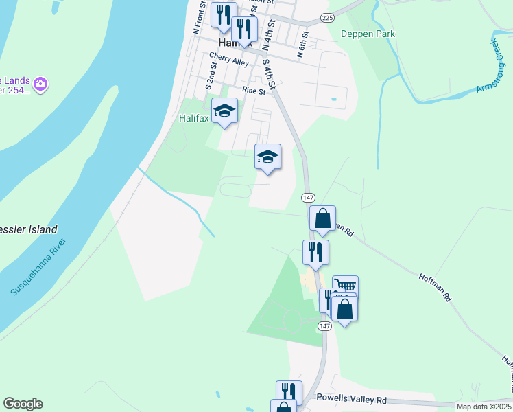 map of restaurants, bars, coffee shops, grocery stores, and more near 70 Sweigard Drive in Halifax