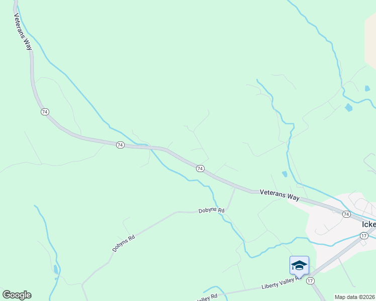 map of restaurants, bars, coffee shops, grocery stores, and more near 118 Darlene Lane in Ickesburg