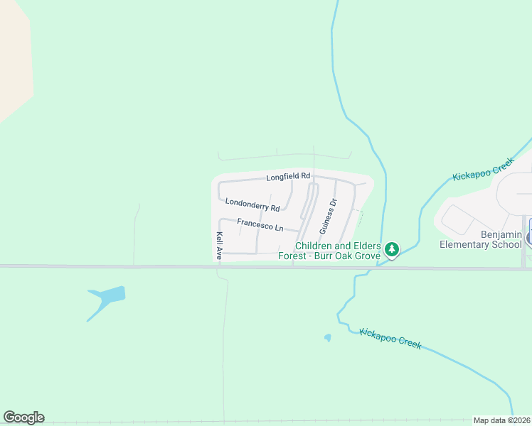 map of restaurants, bars, coffee shops, grocery stores, and more near 5103 Londonderry Road in Bloomington