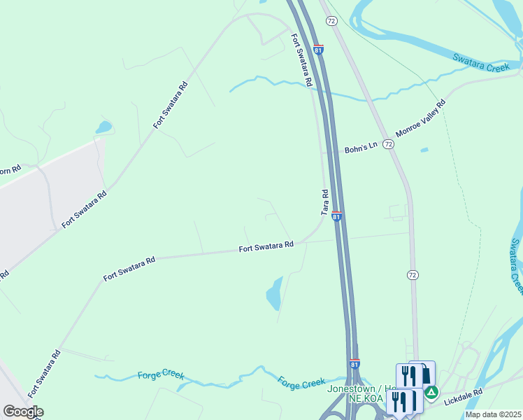 map of restaurants, bars, coffee shops, grocery stores, and more near 9 Lenope Lane in Jonestown