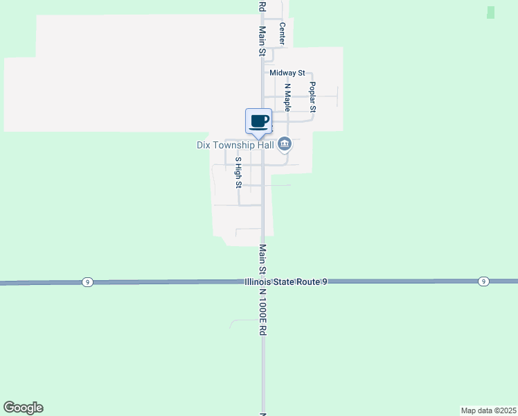 map of restaurants, bars, coffee shops, grocery stores, and more near 303 Main Street in Elliott