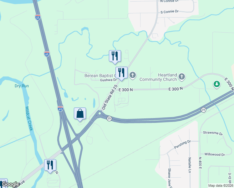 map of restaurants, bars, coffee shops, grocery stores, and more near 180 Aretz Lane in Lafayette