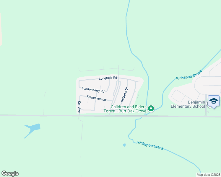 map of restaurants, bars, coffee shops, grocery stores, and more near 1316 Wicklow Drive in Bloomington