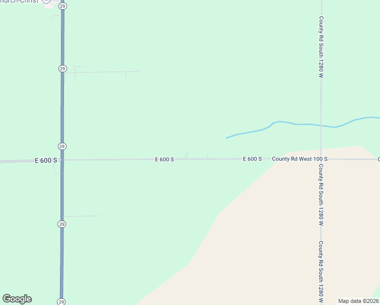 map of restaurants, bars, coffee shops, grocery stores, and more near 7613 East 600 South in Cutler