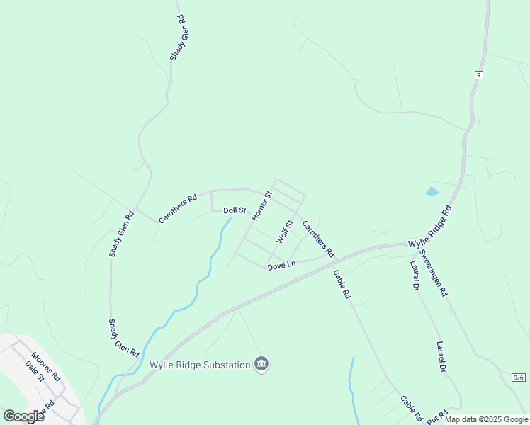 map of restaurants, bars, coffee shops, grocery stores, and more near 111 Horner Street in Weirton