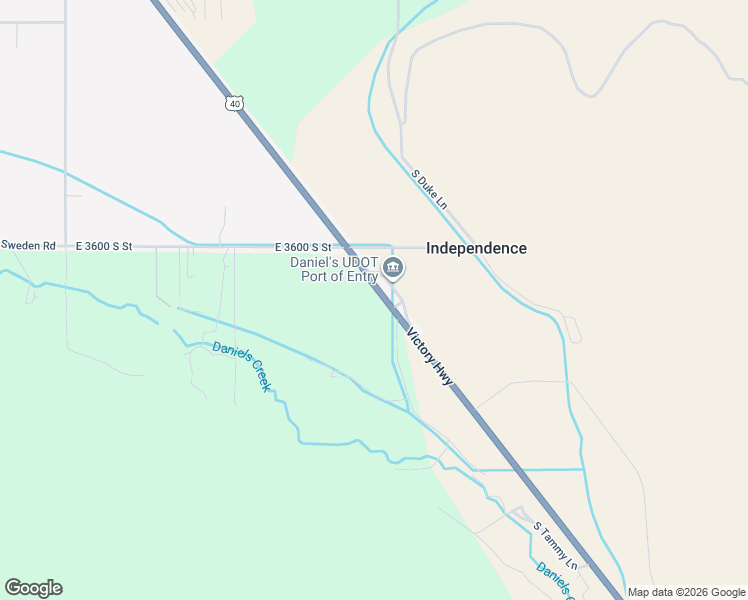 map of restaurants, bars, coffee shops, grocery stores, and more near North Highway 40 in Wasatch County