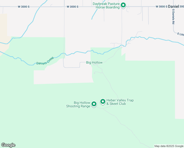 map of restaurants, bars, coffee shops, grocery stores, and more near 3725 South Big Hollow Road in Heber City