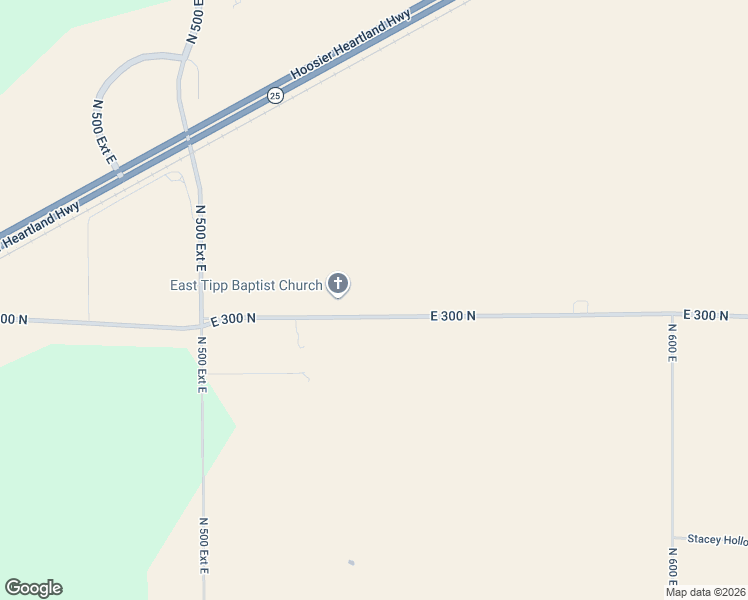 map of restaurants, bars, coffee shops, grocery stores, and more near 5400 East 300 North in Lafayette