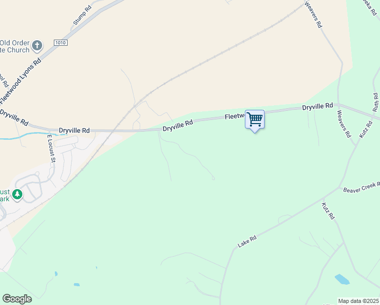 map of restaurants, bars, coffee shops, grocery stores, and more near 16 Woods Lane in Fleetwood