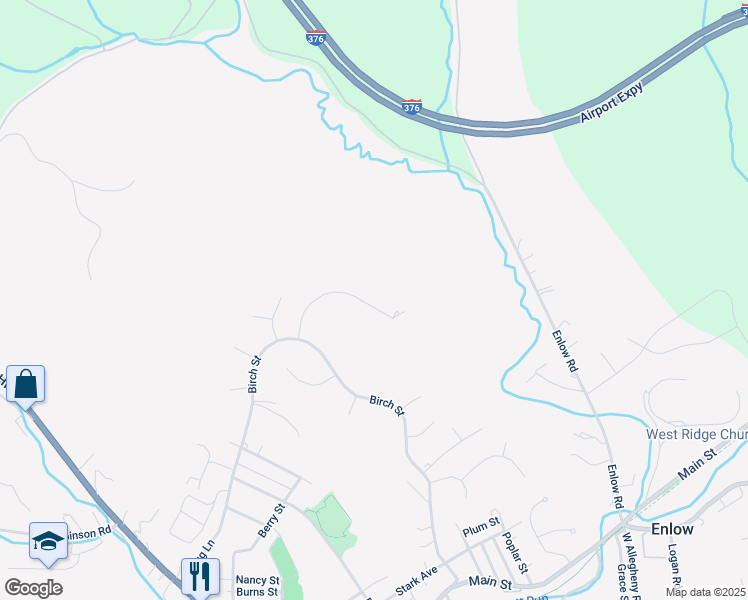 map of restaurants, bars, coffee shops, grocery stores, and more near 831 Ponderosa Drive in Imperial