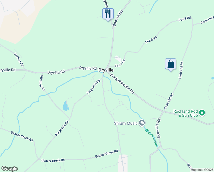 map of restaurants, bars, coffee shops, grocery stores, and more near 98 Lyons Road in Fleetwood
