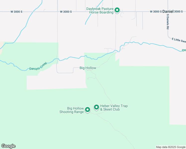 map of restaurants, bars, coffee shops, grocery stores, and more near 3725 South Big Hollow Road in Heber City