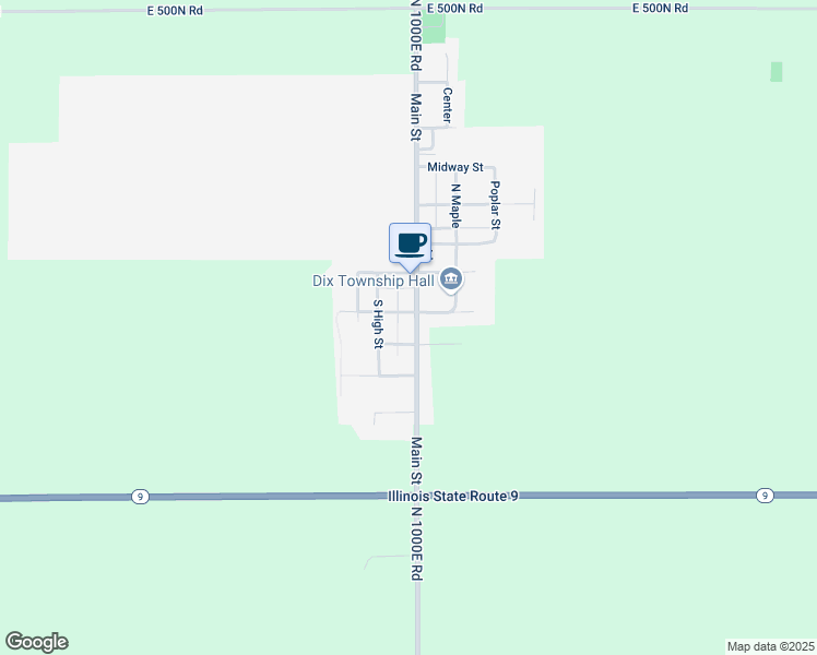 map of restaurants, bars, coffee shops, grocery stores, and more near 209 Main Street in Elliott