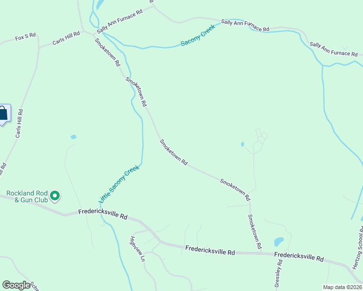 map of restaurants, bars, coffee shops, grocery stores, and more near 149 Smoketown Road in Mertztown