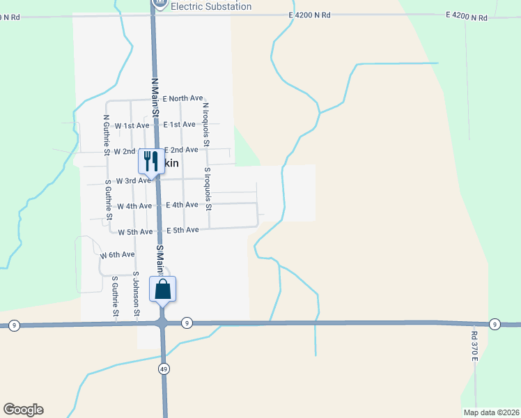 map of restaurants, bars, coffee shops, grocery stores, and more near 101 Grove Street in Rankin